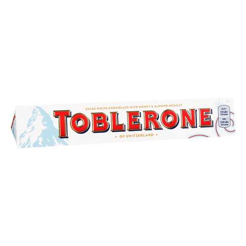 TOBLERONE шоколад белый медово-миндальная нуга 100г в Слата