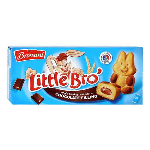 Пирожное Little Bro с шоколадной начинкой 5шт*28г в Слата