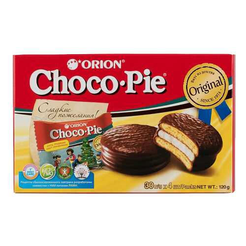 Пирожное Orion choco pie 120 г в Слата