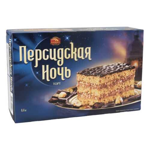 Торт песочный Черемушки с фундуком персидская ночь 400 г в Слата