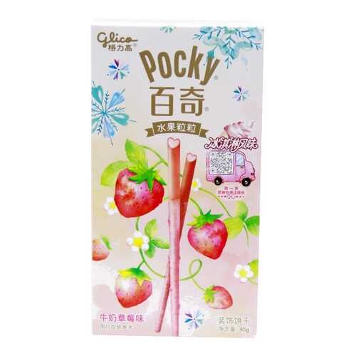 Палочки Glico Pocky со вкусом мороженного и клубники 47 г в Слата