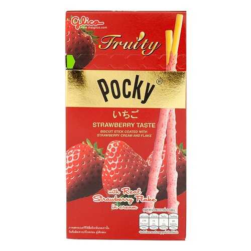 Палочки Pocky Glico клубника в шоколаде 35 г в Слата