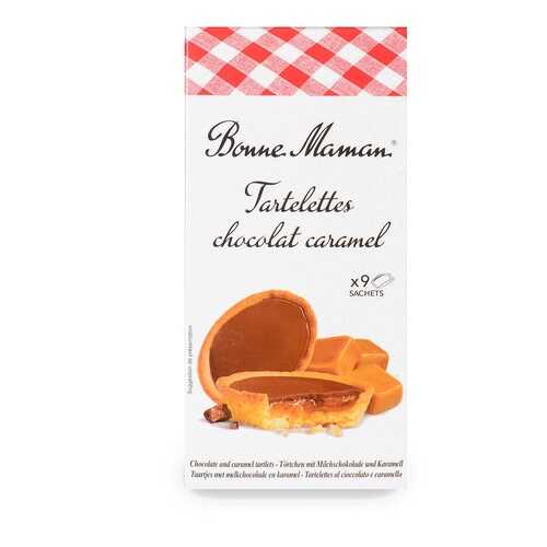 Печенье Bonne Maman Tartelettes с шоколадно-карамельной начинкой 135г в Слата