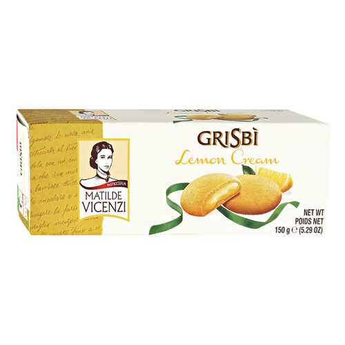 Печенье GriSbi с начинкой из лимонного крема 150 г в Слата