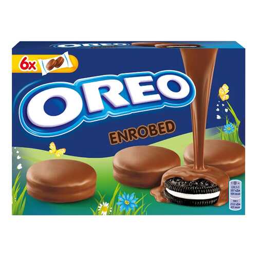 Печенье Oreo с ванильным вкусом в молочном шоколаде 246 г в Слата
