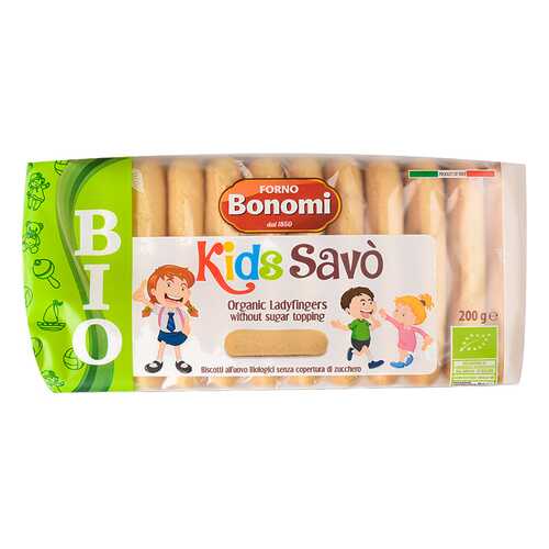 Печенье Savoiardi Kinder сахарное bio 200 г в Слата