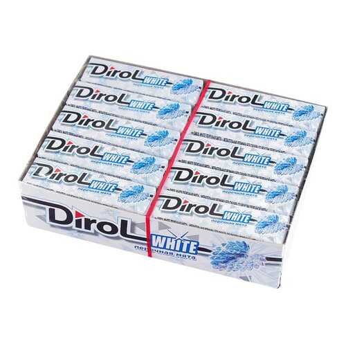 Жевательная резинка Dirol» White мята 30 шт в Слата