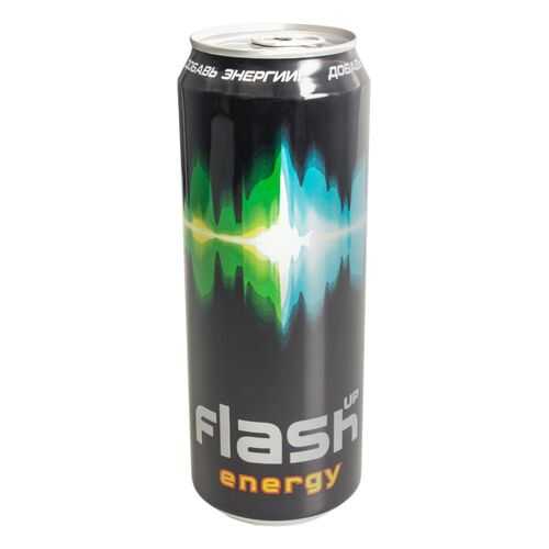 Напиток энергетический Flash Up energy жестяная банка 0.45 л в Слата