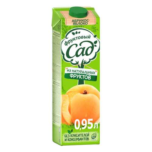 Нектар Фруктовый Сад яблоко-абрикос 0.95 л в Слата