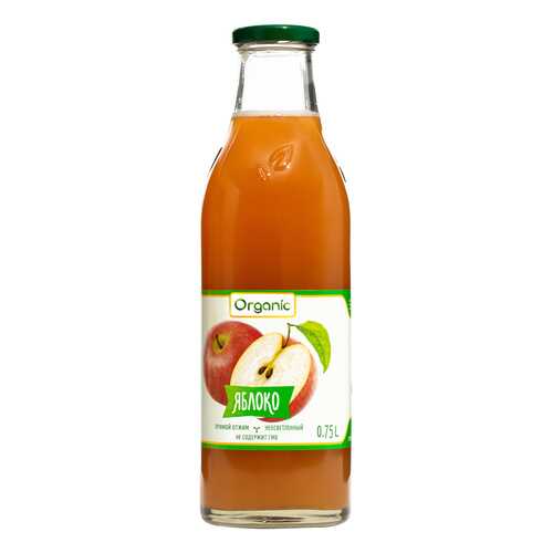 Сок Organic Яблоко прямого отжима 750 мл (стекло) в Слата